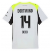 Koszulka piłkarska Borussia Dortmund Maximilian Beier #14 Strój wyjazdowy 2025-26 tanio Krótki Rękaw Koszulka piłkarska Borussia Dortmund Maximilian Beier #14 Strój wyjazdowy 2025-26 tanio Krótki Rękaw